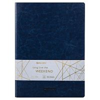 Тетрадь 60 л. в линию обложка гладкий кожзам, сшивка, B5 (179х250мм), ТЕМНО-СИНИЙ, BRAUBERG VIVA, 403902 | код 403902 | BRAUBERG