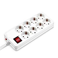 Сетевой фильтр Buro 800SH-3-W 3м (8 розеток) белый (коробка) | код 1180913 | BURO