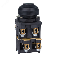 Выключатель кнопочный КЕ 082-У2-исп.3- ( черный) | код 222875 | КЭАЗ