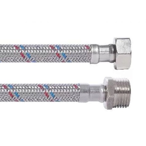 Подводка гибкая для воды 1/2' ВН 60см латунь (1429) | код 01429 | AQUALINK