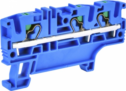 Клемма пружинная ESH-EFC.4/1+2B (4 мм2, синяя, 1вх.+2вых., push-in) | код 003903258 | ETI Клемма пружинная ESH-EFC.4/1+2B (4 мм2, синяя, 1вх.+2вых., push-in) | код 003903258 | ETI