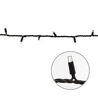 Гирлянда светодиодная с контроллером 10м ULD-S1000-120/DBA BLUE IP67 120 светодиодов Синий свет Провод черный | код UL-00005262 | Uniel