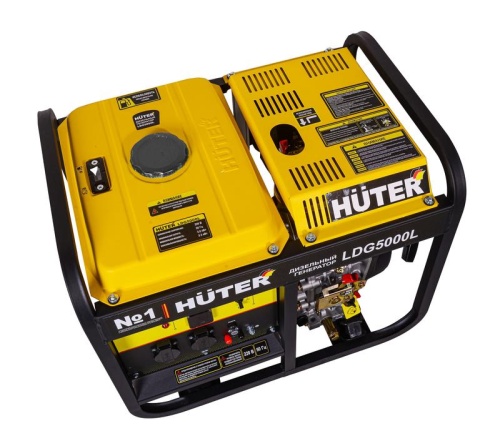 Электрогенератор дизельный LDG 5000L | код 64/2/11 | HUTER фото 2