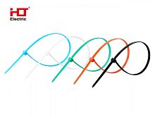 Хомуты 4,8х300 цветные набор (черный, белый, красный, синий, зеленый) HLT | код 084-01-177 | HLT