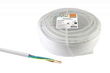 Провод ПВСмб 3х1.5 (бухта 50м) белый Народный ТРТС | код SQ0118-0807 | РЭМЗ ТМ