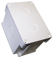 Индустриальная настенная коробка, 2 порта, влагозащищенная | код LAN-MB-2OK-WP | LANMASTER