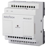 Модуль расширения PR-E-AQ-VI, 12_24VDC, 2AO, 0-10V, 0/4-20mA | код PR-E-AQ-VI | Rievtech