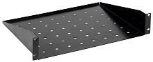 ITK Полка консольная L=350мм 1U черная | код RS105-350P-R | IEK