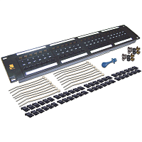 Патч-панель LANMASTER 48 портов, UTP, кат.6, 2U | код LAN-PPL48U6 | LANMASTER