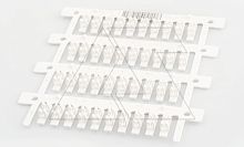 Маркировка проводника MG-TDMO-01 40391, защелкивание, D кабеля 2-2,9mm, 0,5-1,5mm2, поле 4x16mm, PC, HF, белая (набор 40 элементов) | код 4101881 | Cembre