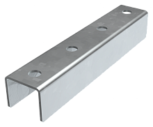 Соединитель внутренний STRUT-профиля 41х41 HDZ IEK | код CSE10-VN-41-HDZ | IEK