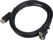 Кабель 1.1v DisplayPort (m) VGA (m) 3м черный | код 1147348 | NONAME