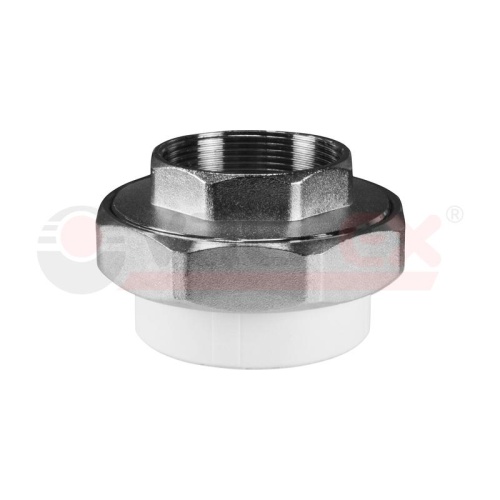 Муфта разъемная 32 х 3/4' ВР полипропиленовая PPR белая | код 10155220 | VALFEX Муфта разъемная 32 х 3/4' ВР полипропиленовая PPR белая | код 10155220 | VALFEX