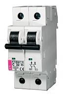 Автоматический выключатель ETIMAT 10 DC 2p C 20A (6 kA) | код 002138717 | ETI