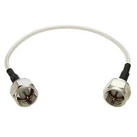 Разъём высокочастотный RUICHI F-J-1.5-RG316 white-15CM-F-J-1.5, длина 15 см | код 104949 | Ruichi