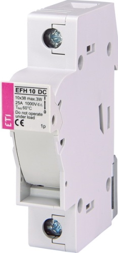 Разъединитель EFH 10 1P 25A 1000V DC | код 002540201 | ETI Разъединитель EFH 10 1P 25A 1000V DC | код 002540201 | ETI