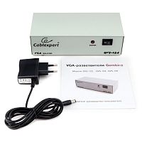 Разветвитель VGA Cablexpert GVS124, HD15F/4x15F, 1 компьютер - 4 монитора, каскадируемый | код GVS124 | Cablexpert