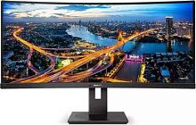 Монитор Philips 34 346B1C(00/01) черный VA LED 21:9 (Ultrawide) HDMI M/M матовая HAS Piv 300cd 178гр/178гр 3440x1440 100Hz DP WQ USB 11.49кг | код 1361830 | PHILIPS