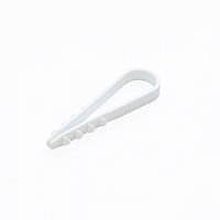 Дюбель-хомут для круглого кабеля d5-10 мм белый (10 шт/уп) Промрукав | код PR08.6941 | ПРОМРУКАВ