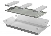 ITK LINEA N Панель задняя 600мм шкафа 33U сер. | код LN35-33U6X-ZM | ITK by IEK