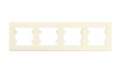 Рамка 4-м Karea RIZZ крем Makel 88010704