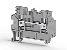 Клеммник на DIN-рейку 4кв.мм 2 ряда перем. сер. AVK 4R Klemsan 304390