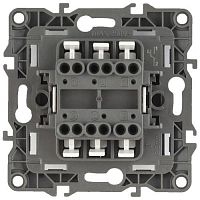 Переключатель Серия 12 12-1112-03 перекрёстный двойной, 10АХ-250В, алюминий | код Б0065294 | ЭРА