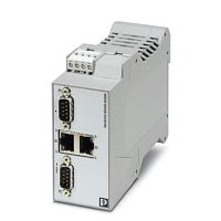 Преобразователь интерфейса GW DEVICE SERVER 2E/2DB9 | код 2702761 | PHOENIX CONTACT
