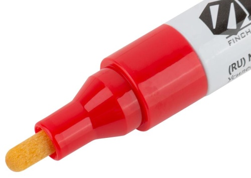 Маркер строительный с жидким красящим составом алюм. корпус красн. FIT 04354 фото 6