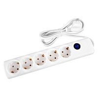 Volsten Spi 5x1,5-Z (Сетевой фильтр РВС16-005, 5 гн. 1,5 м., 10А, 2200 Вт.) | код 14714 | Volsten