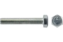 Болт M12х65 DIN933/ГОСТ 7798-70 полнаярезьба шестигранная глова класс прочности 5.8 покрытие цинк Ст20 | код УТ-00013100 | РМЗ