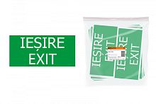 Знак ВЫХОД 200х100мм (румынский язык) TDM | код SQ0817-0072 | TDM