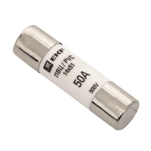 Плавкая вставка цилиндрическая ПВЦ (14х51) 50А PROxima | код pvc-14x51-50 | EKF Плавкая вставка цилиндрическая ПВЦ (14х51) 50А PROxima | код pvc-14x51-50 | EKF