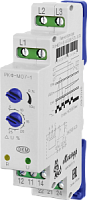 Реле контроля фаз РКФ-М07-1-15 AC400В УХЛ4, симметричная регулировка порогов на снижение и превышение напряжения 5-25%, задержка срабатывания 0,1-10 сек, корпус 1 модуль МЕАНДР | код 4640016934942| МЕАНДР