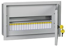 Распределительный шкаф TREND 12 мод., IP31, встраиваемый, сталь, серая дверь | код. MKM14-V-18-30-T | IEK