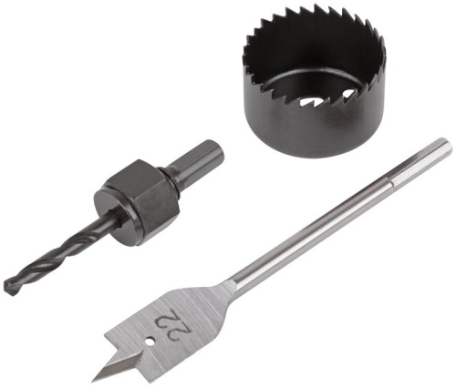 Сверла наборные для замков, набор 3 шт. (22/48 мм ) | код 36348 | FIT фото 2