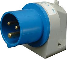 Вилка встраиваемая угловая ER-1643 IP44 (16A, 400V, 3P+PE) | код 004482130 | ETI