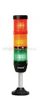 Сигнальная колонна 50 мм, красная, желтая, зеленая 220 В, светодиод LED | код IK53L220XM03 | EMAS