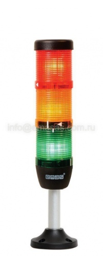 Сигнальная колонна 50 мм, красная, желтая, зеленая 220 В, светодиод LED | код IK53L220XM03 | EMAS Сигнальная колонна 50 мм, красная, желтая, зеленая 220 В, светодиод LED | код IK53L220XM03 | EMAS