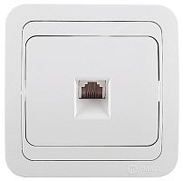 Mimoza Розетка TF евро белая | код 12014 | Makel