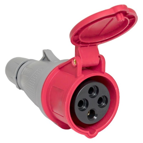 Розетка переносная 214 3Р+РЕ 16А 380В IP44 PROxima | код ps-214-16-380-PRO | EKF