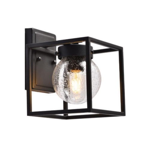 Светильник садово-парковый с клеммой в комплекте 60Вт 230В E27 черн. PL701 FERON 48383