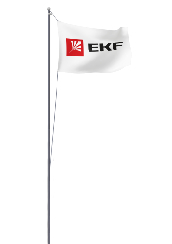 Мачта молниеприемная секционная пассивная алюминиевая c флагом ММСПС-Ф-14 L=14м PROxima | код mmsps-f-14 | EKF
