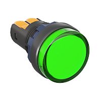Сигнальный индикатор со встроенным диодом 220В, зеленый | код M22L-F220GPP | DKC
