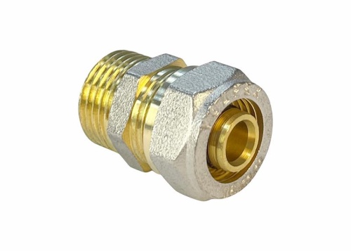 Соединитель обжимной с переходом на НР 32х1 1/4дюйм (80/5) K | код VF.301.N.032114 | VALFEX