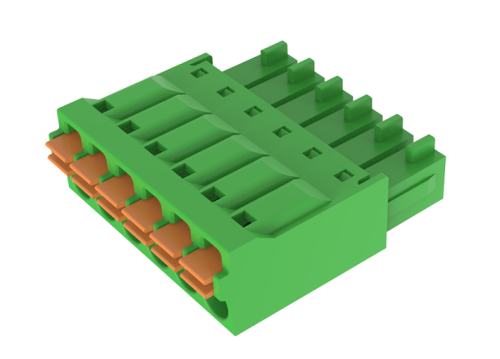 Клемма МС, пруж. зажим, шаг 3.50мм, 4 конт. | код MC-RF3.50H04P | SUPU Клемма МС, пруж. зажим, шаг 3.50мм, 4 конт. | код MC-RF3.50H04P | SUPU