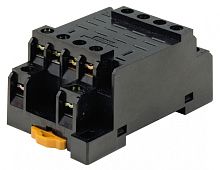 Гнездо, фронтального подключения, для монтажа на DIN-рельс/винтовые клеммы, четырехполюсное, для реле серии LY PTF14A-E | код 113378 | OMRON