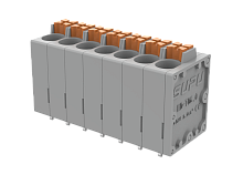 MC-TC5.0V06P-N-GY Клемма МС, пруж. зажим, шаг 5.0мм, 6 конт., сер., шт | код MC-TC5.0V06P-N-GY | SUPU