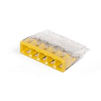 Клеммы WAGO 2273-245 (5Х2,5мм2 с пастой), миниатюрные | код 88330 | WAGO