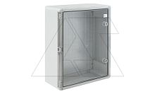 Щит навесной с монт. панелью, 500X400X180мм (ВхШхГ), дверь прозрачная ABS, IP65, поликарбонат | код 001-046-405018-00-44 | Mutlusan